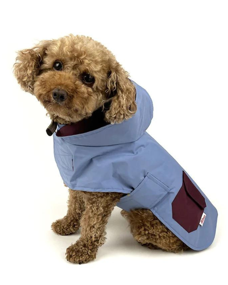 Reversible Rain Coat in Blue & Cabernet (FINAL SALE) Wear MILLTOWN BRAND   