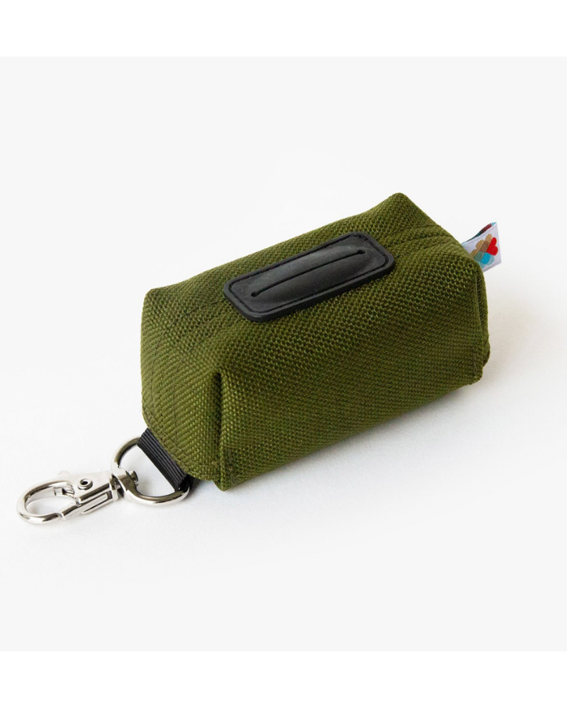 Funston Poo-Bag Dispenser in Olive Green WALK WILDEBEEST   