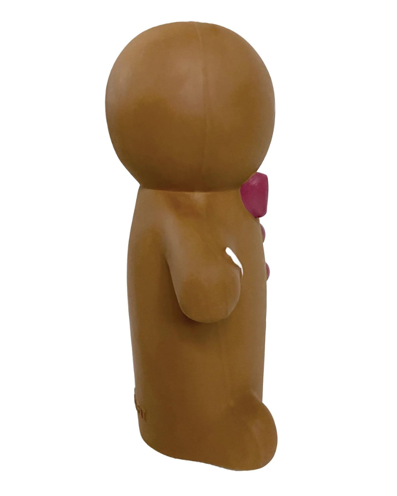 Gingerbread Cruncher Dog Toy Play FOU FOU BRANDS   