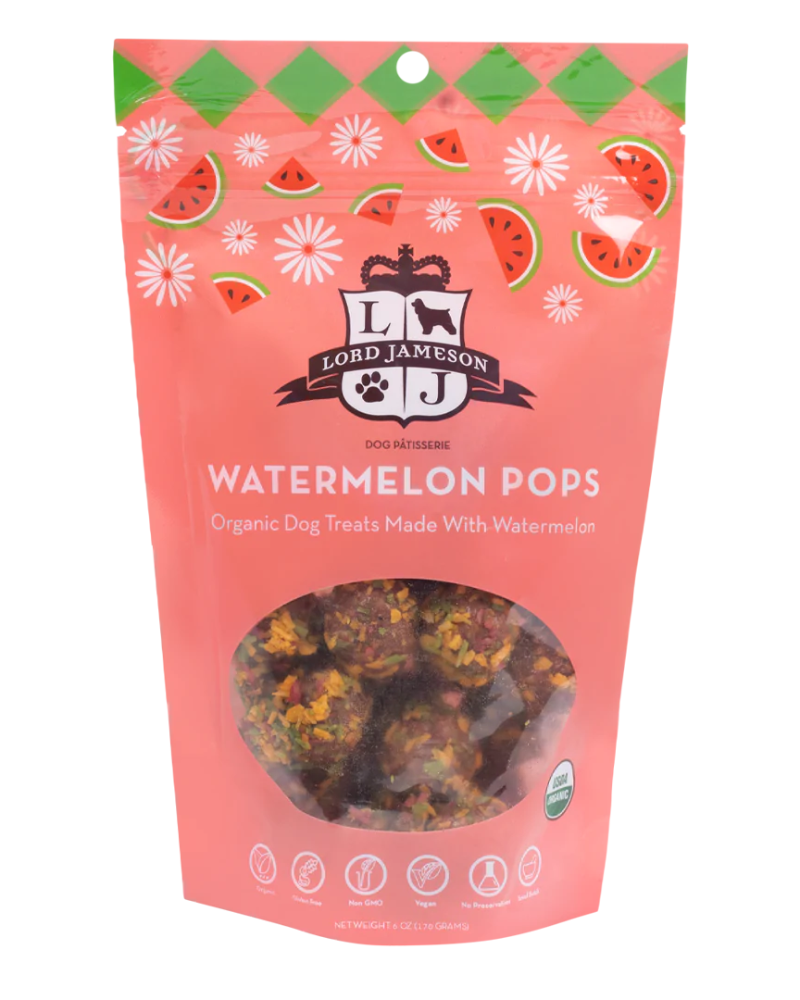 Watermelon Pops Organic Dog Treats Dog Treats LORD JAMESON   