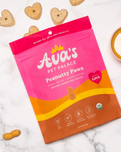 Peanutty Paws Organic Baked Dog Treats Eat AVA'S PET PALACE   