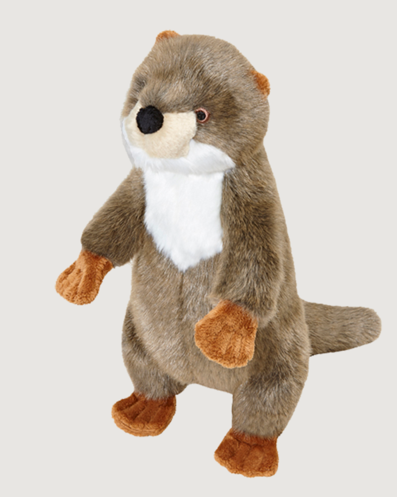 Harry the Otter Squeaky Plush Dog Toy Play FLUFF & TUFF   