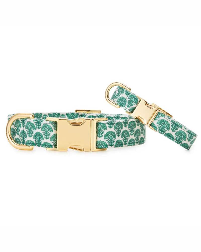 Verde Boho Dog Collar (Made in the USA) (FINAL SALE) WALK THE FOGGY DOG   