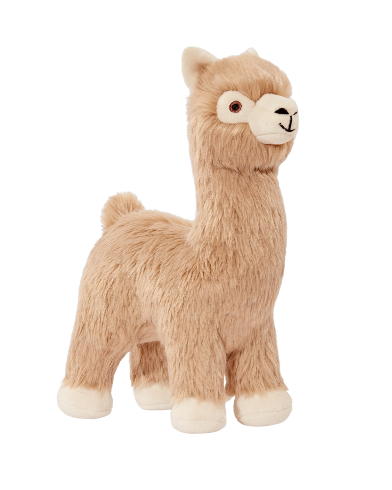 Inca Alpaca Squeaky Plush Dog Toy Play FLUFF & TUFF   