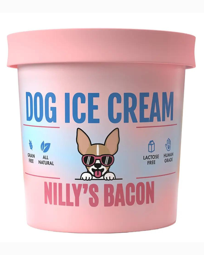 Nilly's Bacon Human Grade Dog Ice Cream Mix (Lactose-Free) Eat HEALTHY HOUND   