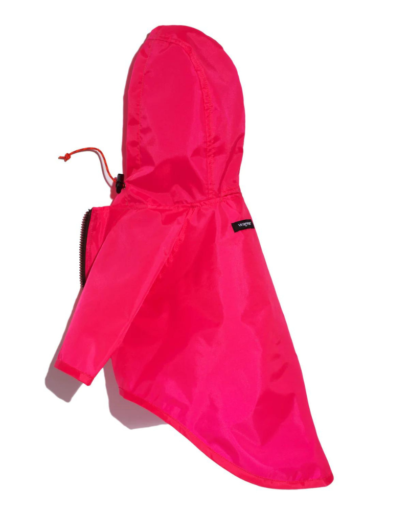 Nylon Dog Rainbreaker in Neon Pink Wear WAGWEAR   