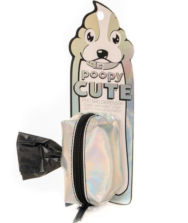 FYDELITY | Poopy Cute Poop Bag Holder in Moonraker Silver Add-Ons FYDELITY   