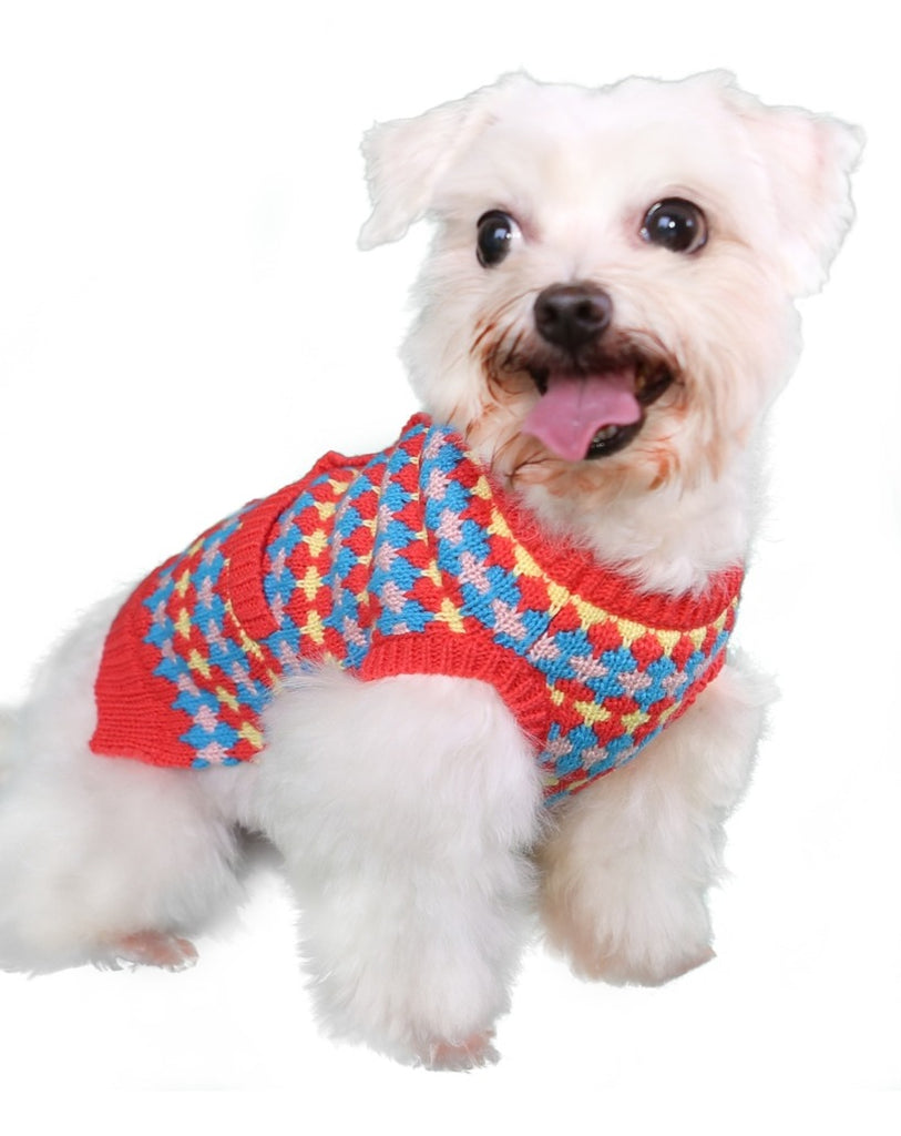 Tangerine Dreams Small Dog Cardigan Sweater (FINAL SALE) Wear POOCH OUTFITTERS   