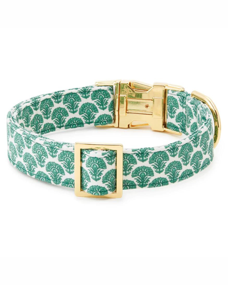 Verde Boho Dog Collar (Made in the USA) (FINAL SALE) WALK THE FOGGY DOG   