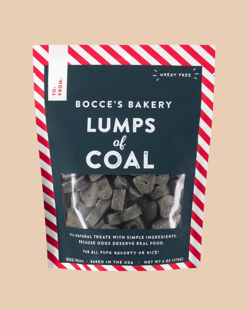 Lumps of Coal PB & Molasses Dog Treats Eat BOCCE'S BAKERY   