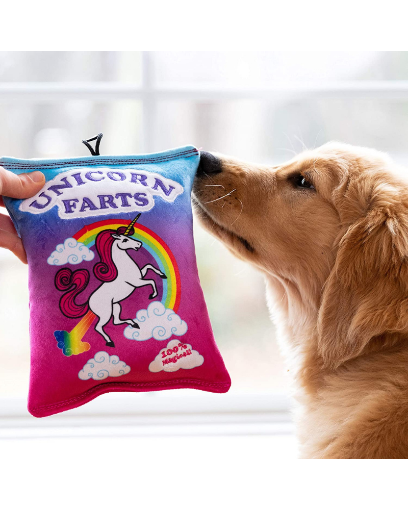 Unicorn Farts Dog Crinkle Plush Toy << FINAL SALE >> Play Lulubelles   