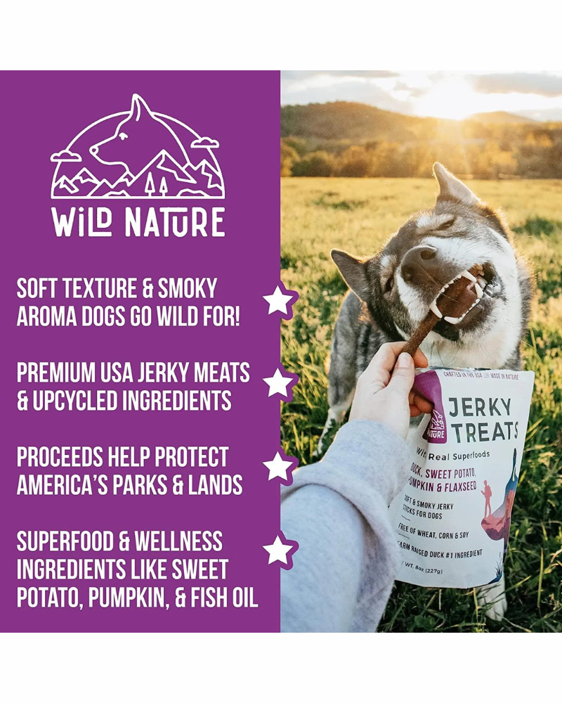 Wild Ranger Duck Jerky Dog Treats (Made in the USA) Eat WILD RANGER   