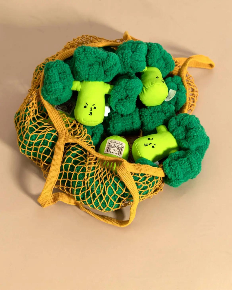 Broccoli Nosework Dog Toy Play THE FURRY FOLKS   
