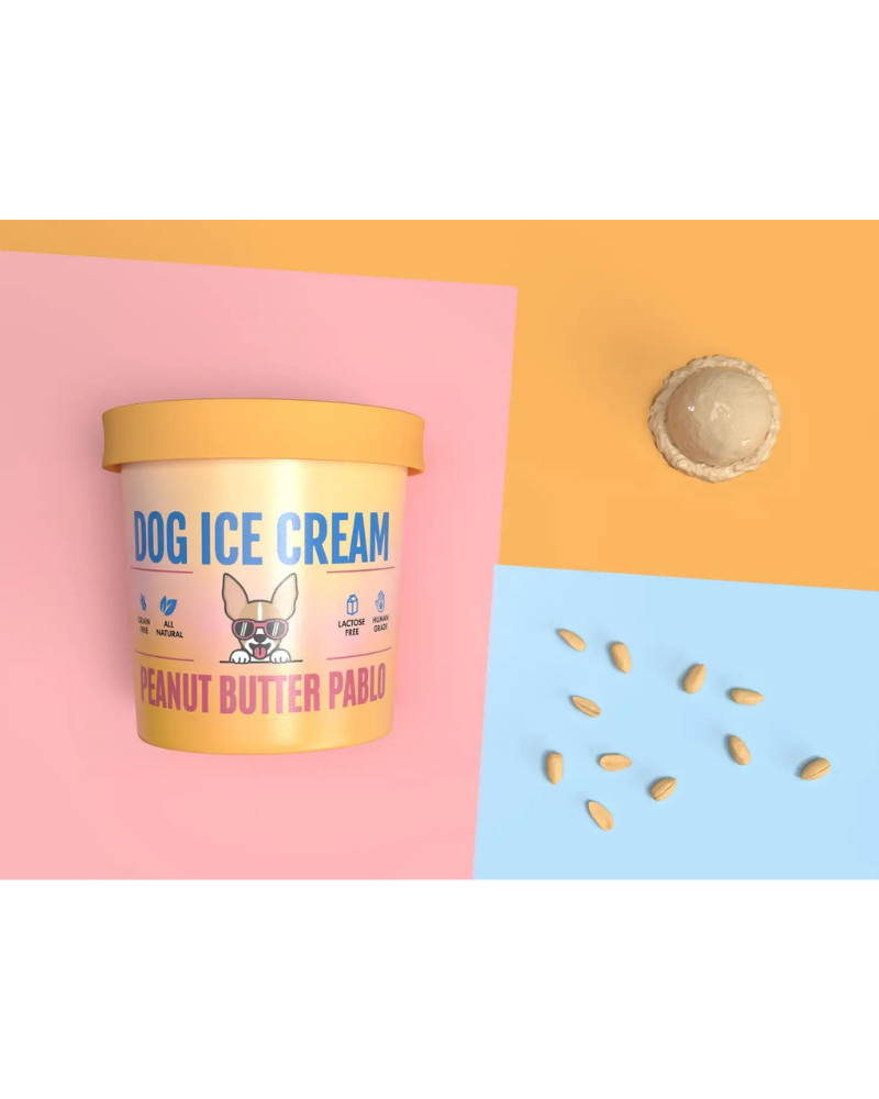 Peanut Butter Pablo Human Grade Dog Ice Cream Mix (Lactose-Free) Eat HEALTHY HOUND   