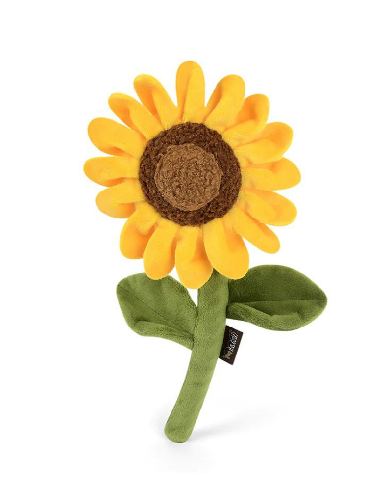 Sassy Sunflower Crinkly Squeaker Dog Toy Play P.L.A.Y.   