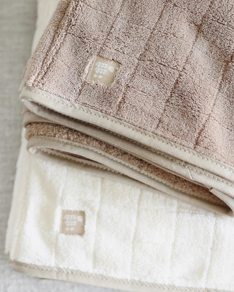 Baby Fleece Microfiber Dog Towel in Cream HOME LAMBWOLF COLLECTIVE   