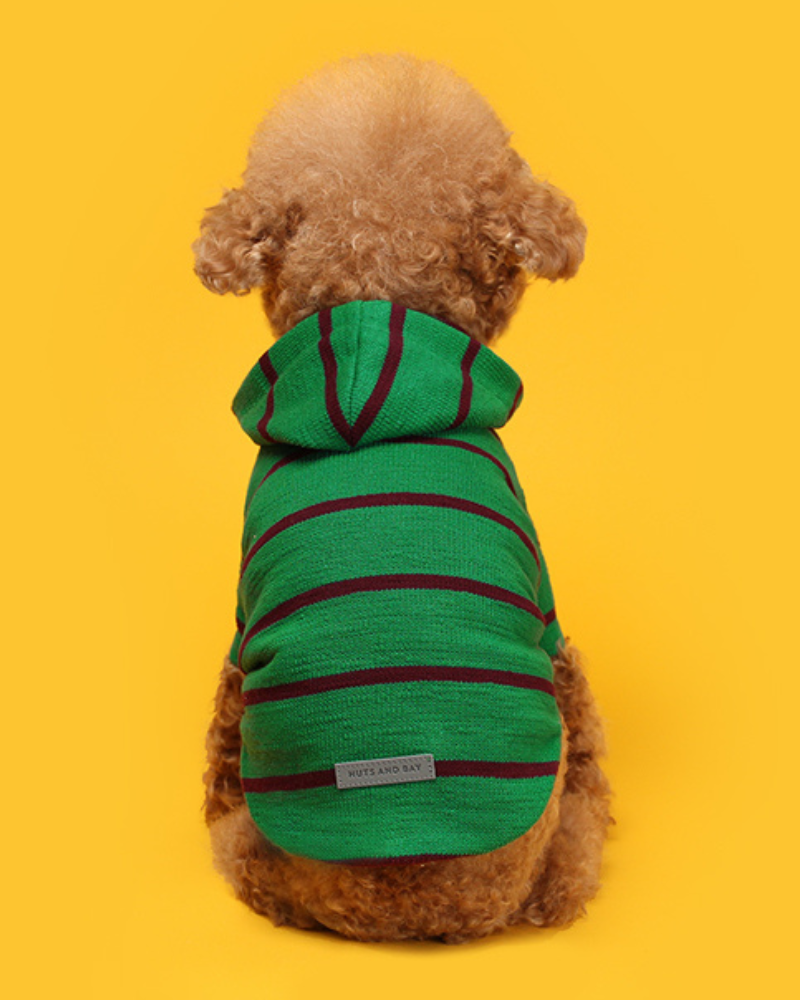 Stripe Dog Hoodie (FINAL SALE) Wear HUTS & BAY   
