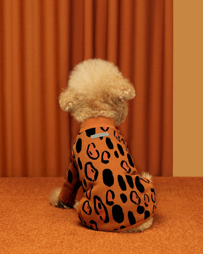 Animal Print Dog Onesie (FINAL SALE) Wear HUTS & BAY   