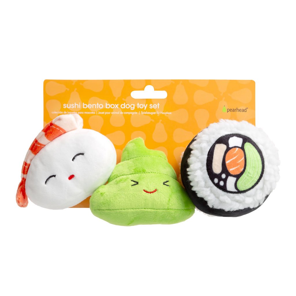 Sushi Bento Box Dog Toy Set << FINAL SALE >> Play PEARHEAD   
