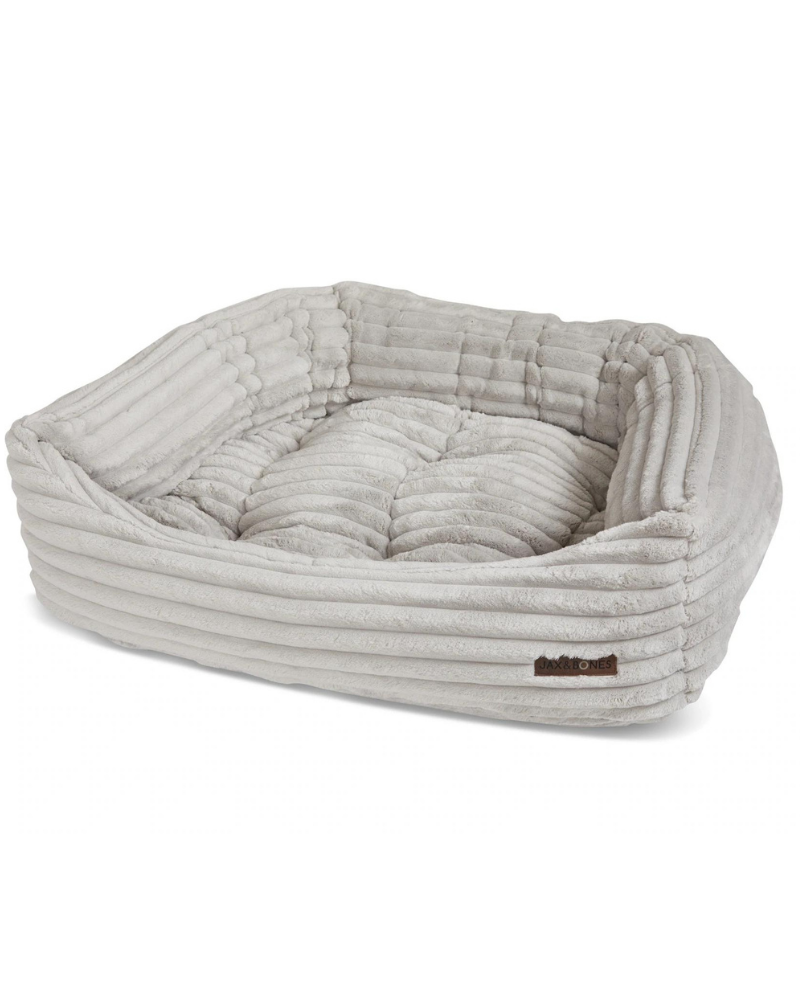 Napper Dog Bed in Luna Grey (Custom/Direct-Ship) (Made in the USA) HOME JAX & BONES   