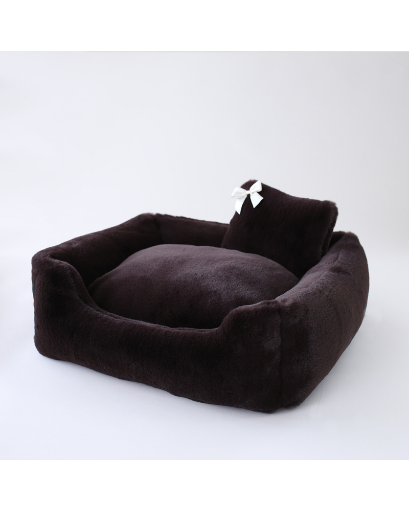 The Divine Dog Bed in Espresso (Custom/Direct-Ship) (Made in the USA) HOME HELLO DOGGIE   