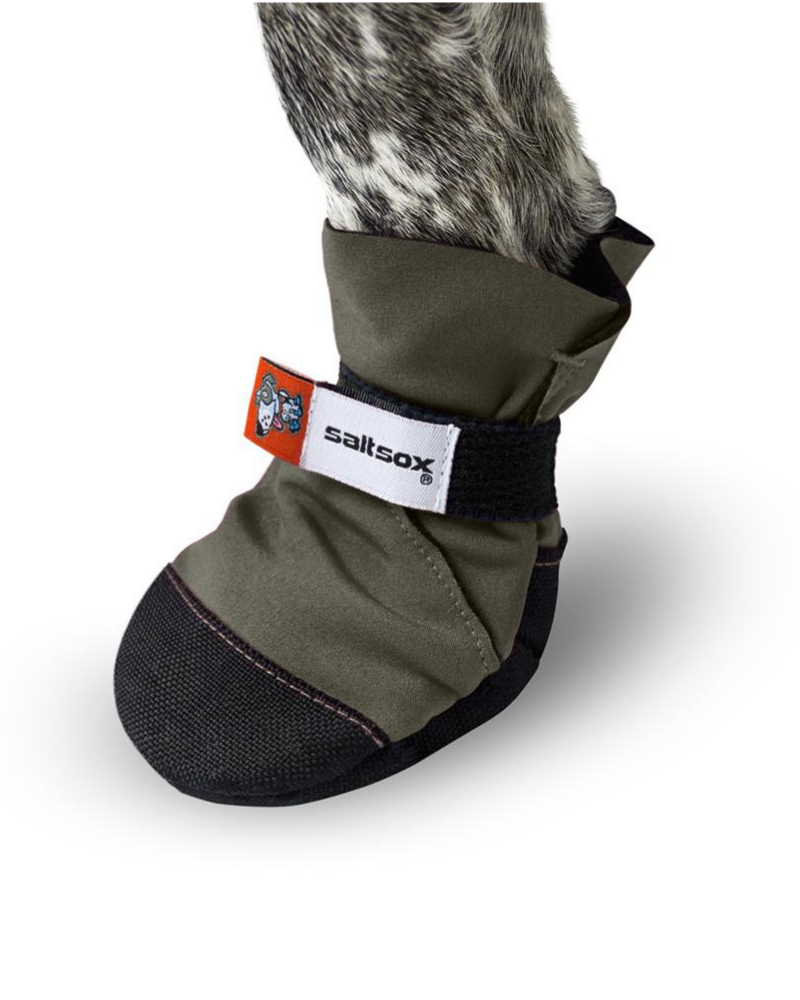 SaltSox Fleece-Lined Dog Booties in Icebreaker Grey Wear SALTSOX   