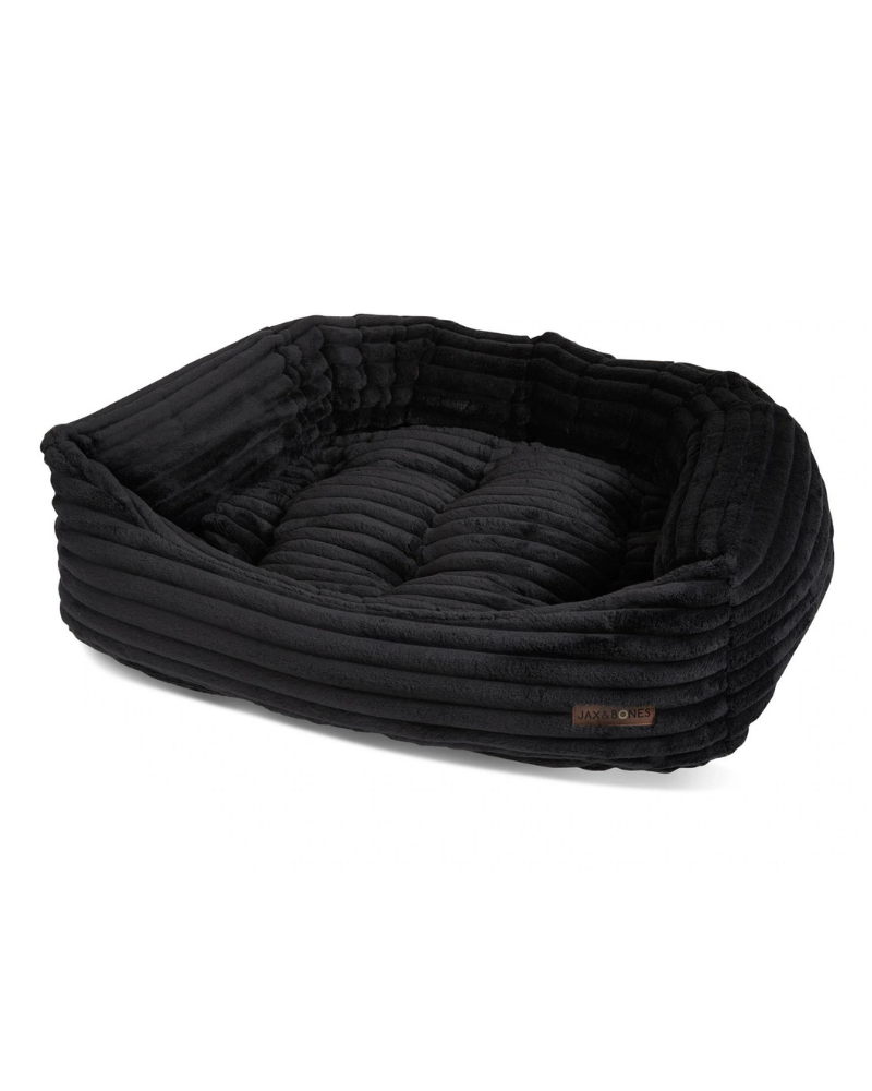 Napper Dog Bed in Luna Black (Custom/Direct-Ship) (Made in the USA) HOME JAX & BONES   