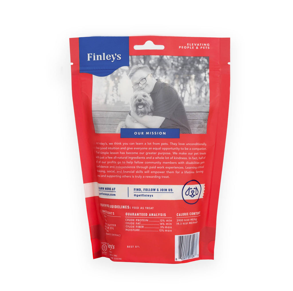 Peanut Butter & Pumpkin Crunchy Dog Biscuits Eat FINLEY'S BARKERY   