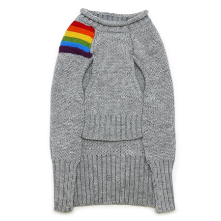 Rainbow Fringe Knit Dog Sweater (FINAL SALE) Wear DOGO   