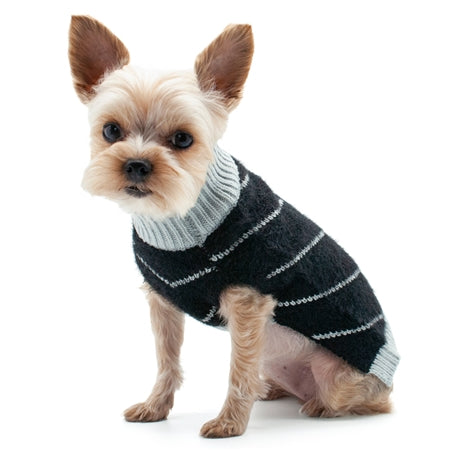 Silver Victor Soft Dog Sweater (FINAL SALE) Wear DOGO   
