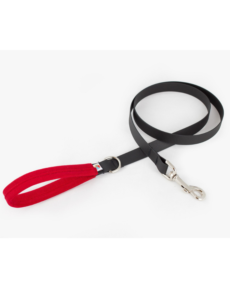 Funston Dog Leash in Red (Made in the USA) WALK WILDEBEEST   