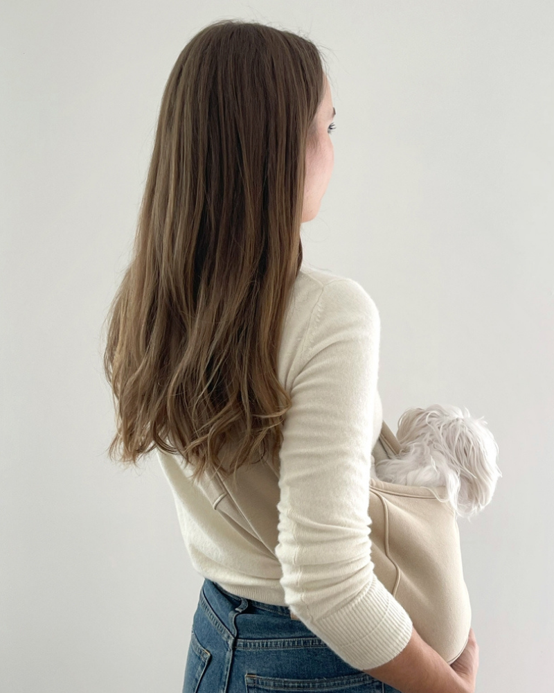 Basic Sling in Light Beige CARRY BASIC STUDIO   