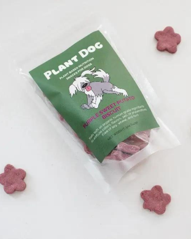 Purple Sweet Potato Dog Biscuit Treats Eat PLANT DOG   