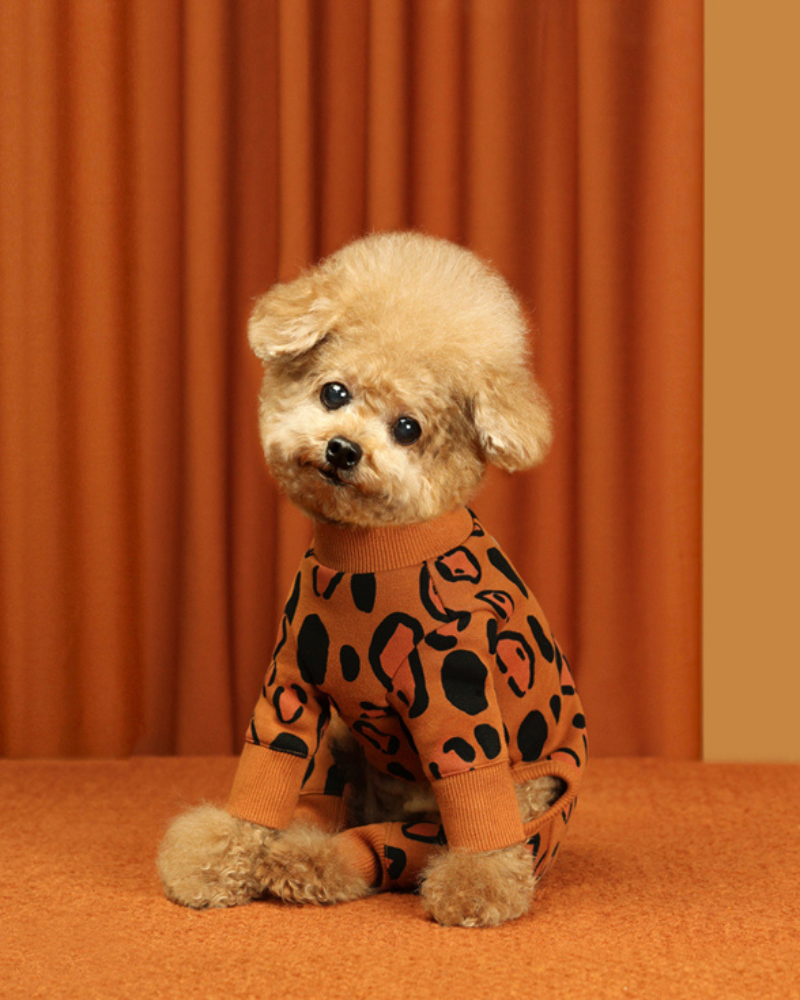 Animal Print Dog Onesie (FINAL SALE) Wear HUTS & BAY   