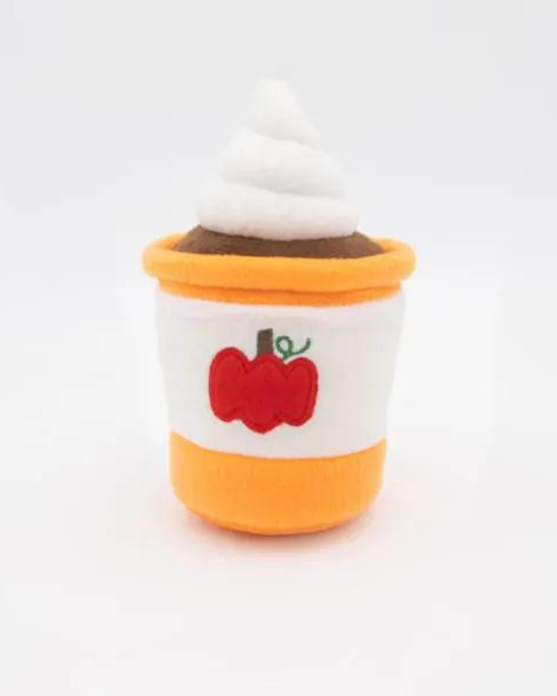 Pumpkin Spice Latte Plush Dog Toy (FINAL SALE) Dog Toys ZIPPY PAWS   