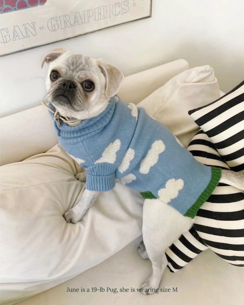 Silver Linings Dog Sweater Wear LITTLE BEAST   