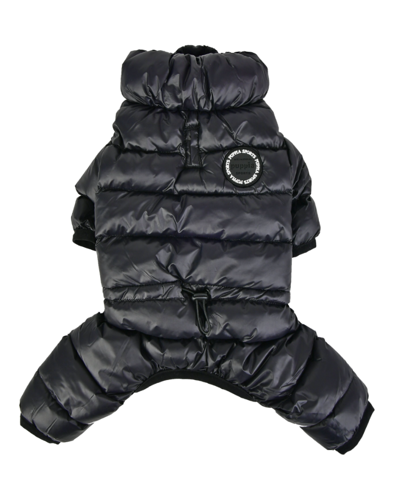 Ultra Light Winter Puffer Jumpsuit in Black (FINAL SALE) Wear PUPPIA   