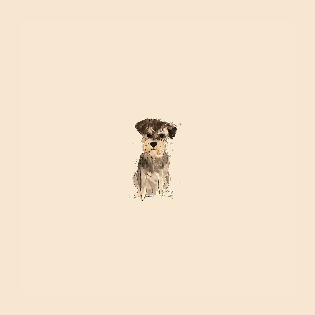 Custom Watercolor Pet Portrait (9" x 9") Drop Ship ANDREA CACERES   