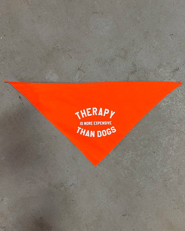Therapy is More Expensive than Dogs Bandana<br>(Made in the USA) (FINAL SALE) Wear BOBBYK   
