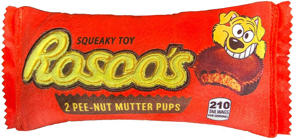 Rosco's Pee-Nut Mutter Dog Crinkle Plush Toy Play Lulubelles   