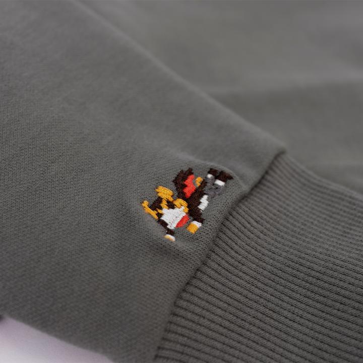 Adventure Sweatshirt in Charcoal (FINAL SALE) Dog Apparel HOWLPOT   