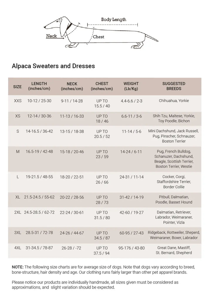 Lavender Sunrise Alpaca Blend Dog Sweater (FINAL SALE) Wear ALQO WASI   