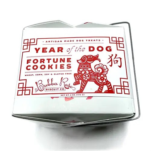 Fortune Cookie Box Dog Treat Dog Treats BUBBA ROSE   