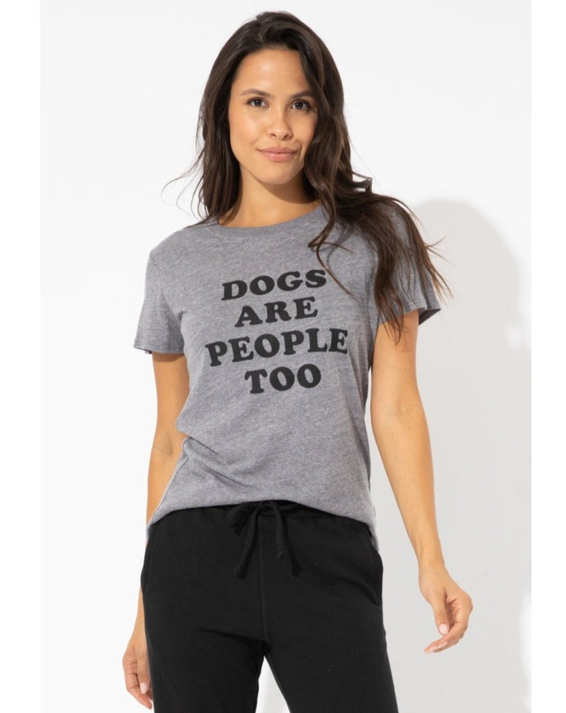 Dogs are People Too Crewneck Tee (FINAL SALE) HOME SUB_URBAN RIOT   