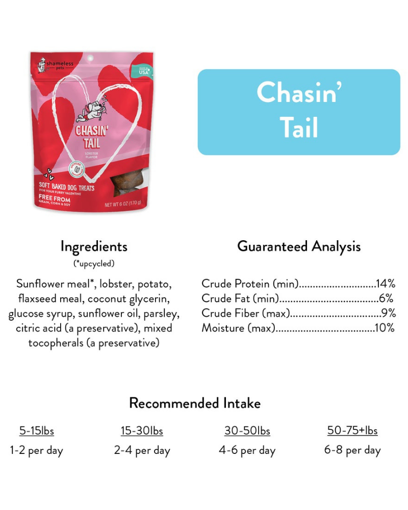 Chasin' Tail Howlentine's Day Dog Treats Dog Treats SHAMELESS PETS   