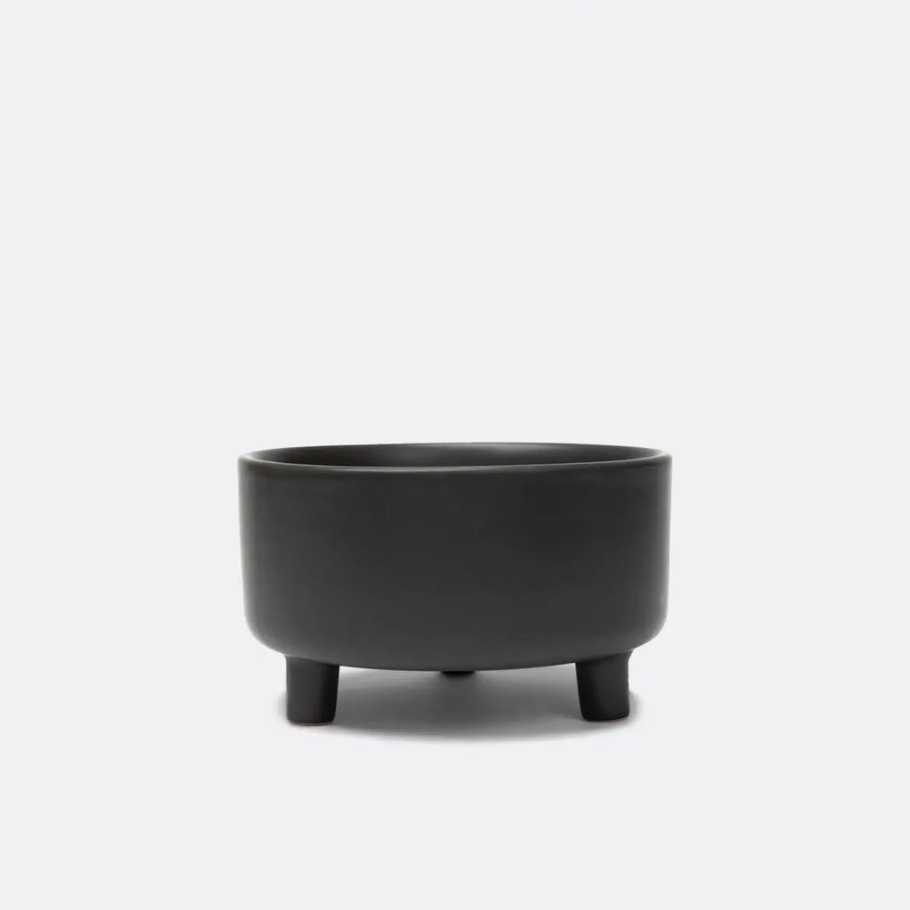 Uplift Ceramic Dog Bowl in Black (FINAL SALE) Eat WAGGO   