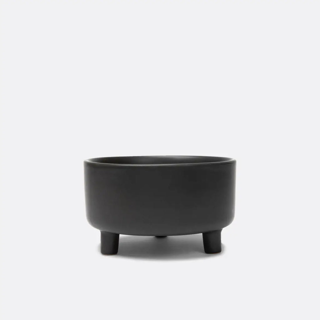 Uplift Ceramic Dog Bowl in Black Eat WAGGO   