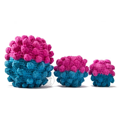 Crochet Ball Dog Toy in Fuchsia (FINAL SALE) Play ALQO WASI   