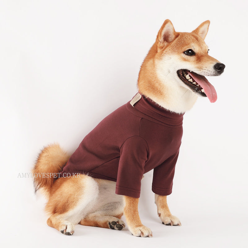ALP | B-Turtleneck in Wine Apparel AMY LOVES PET   