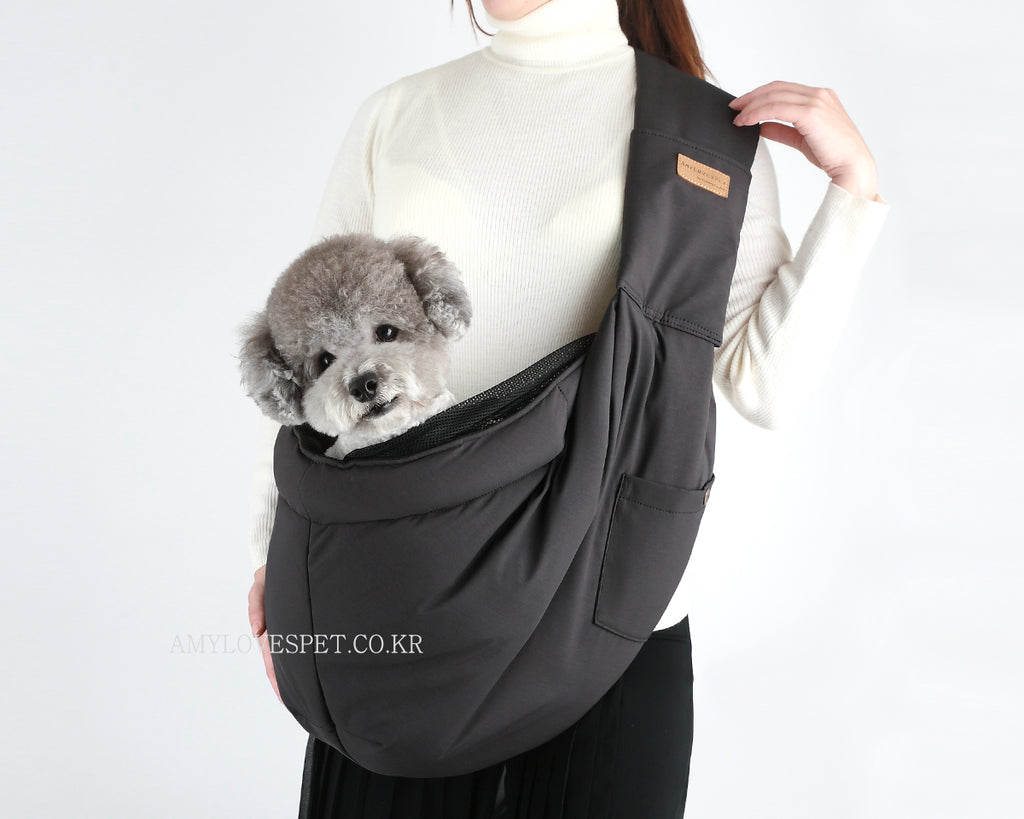 AMY LOVES PET | Daysling Crossbody Bag in Grey Carry AMY LOVES PET   
